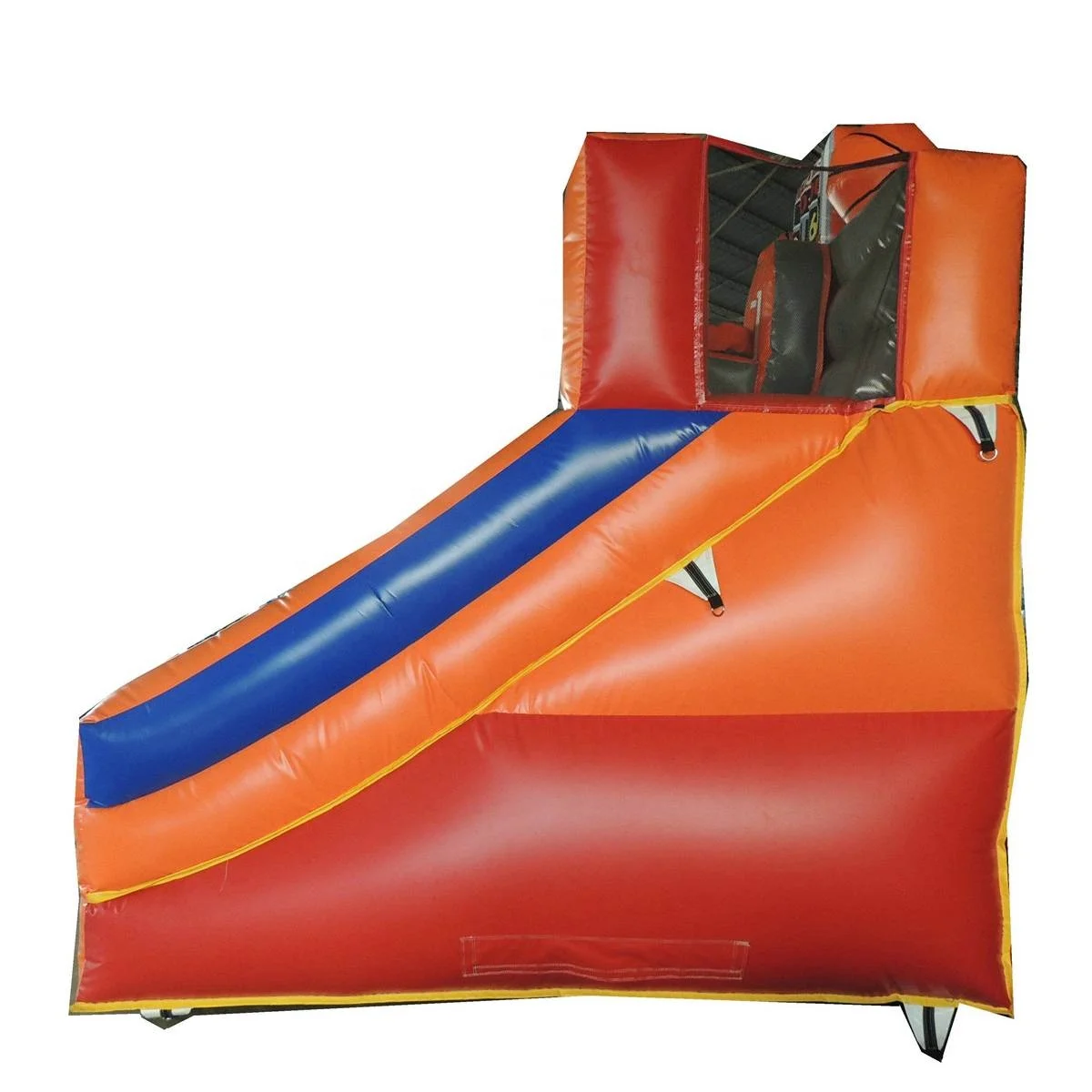Inflatable Basketball Shooting Game Inflatable Basketball Court With Hoop