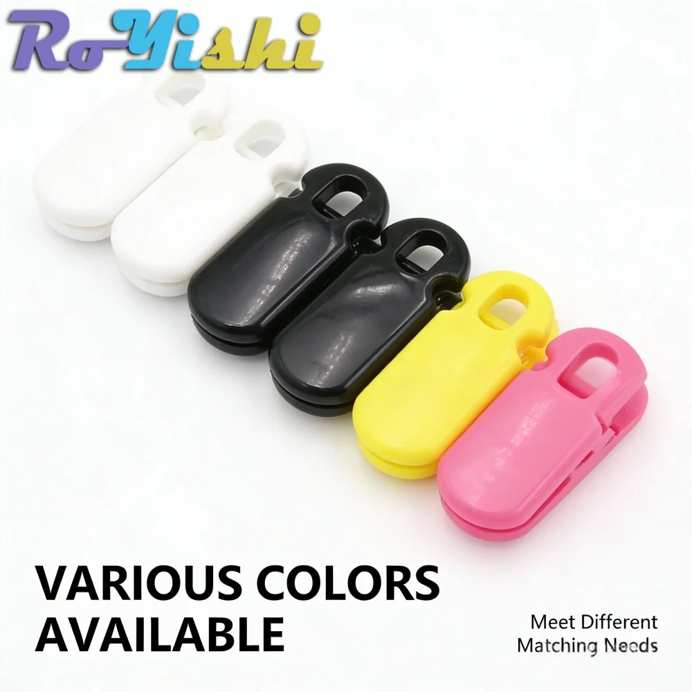 10-100 قطعة من مشابك RoYishi البلاستيكية الملونة متعددة الأغراض، مشابك ثابتة سميكة لاستخدام المطبخ والمكتب والخياطة