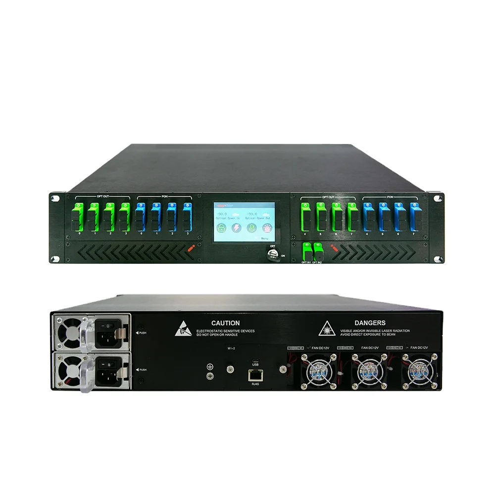 

1550nm High Power Edfa Catv Optical Amplifier 32 Ports Gp SDK Edfa Pon Fiber Optical Amplifier