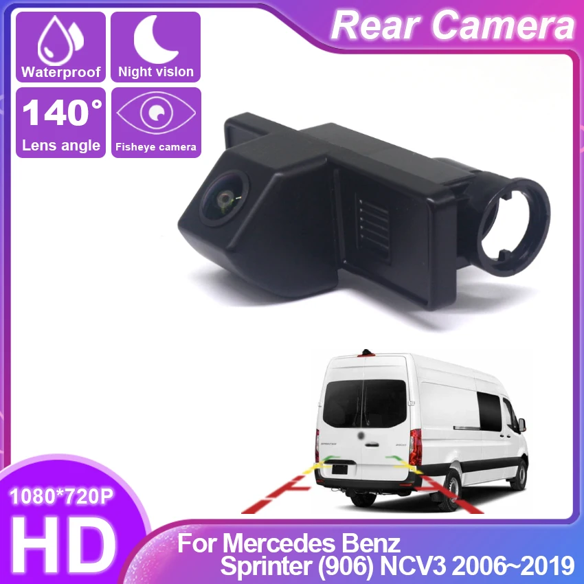 

140 Degree CCD Waterproof Car Reverse Reversing Camera Vehicle Rear View Camera For Mercedes Benz Sprinter (906) NCV3 2006~2019