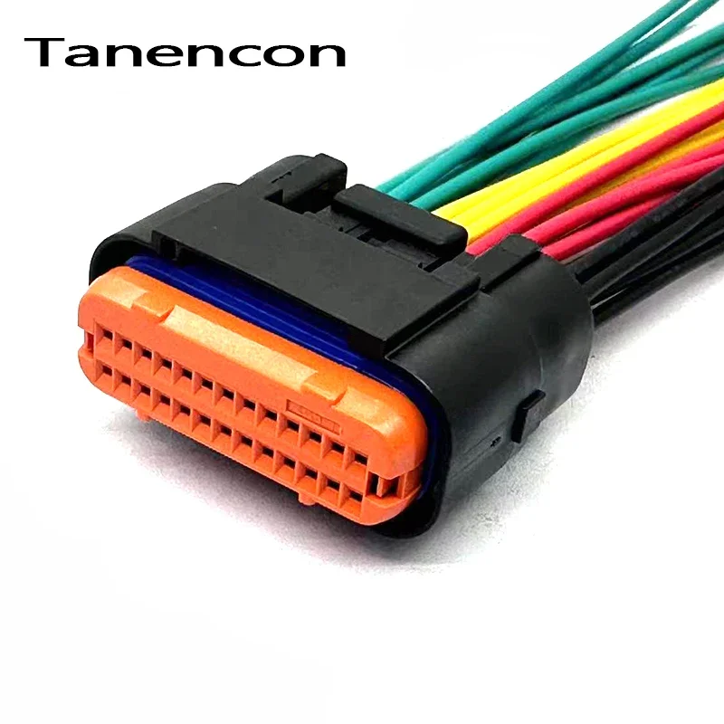 1 Set 18/26/34 Pin Way ECU Connector Sealed Female Wire Connector for Auto ECU Pin Header Right Angle JAE MX23A34SF1 MX23A34NF1