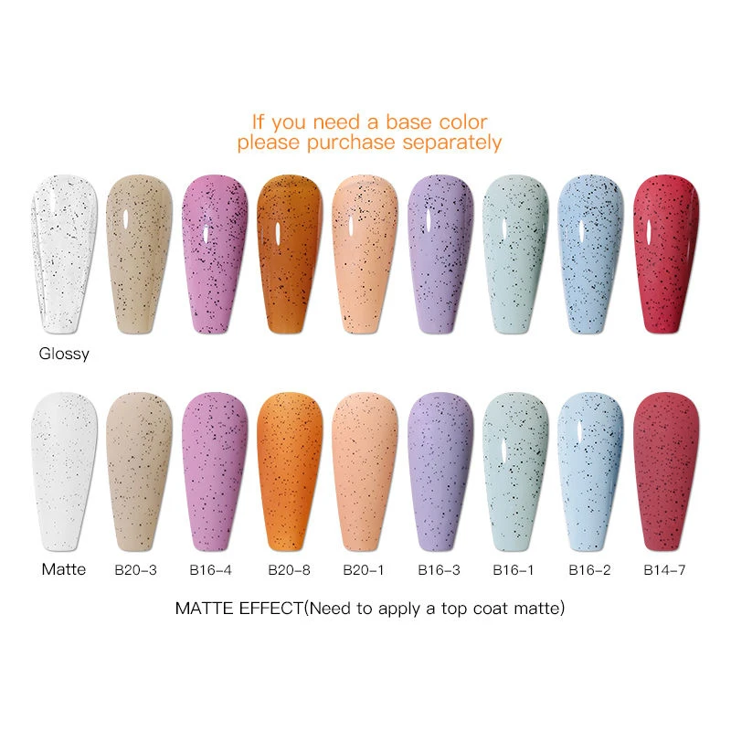 JTING 1 قطعة 15 مللي تصميم جديد جودة عالية لامعة ماتي السكر معطف فوقي هلام طلاء الأظافر واضح