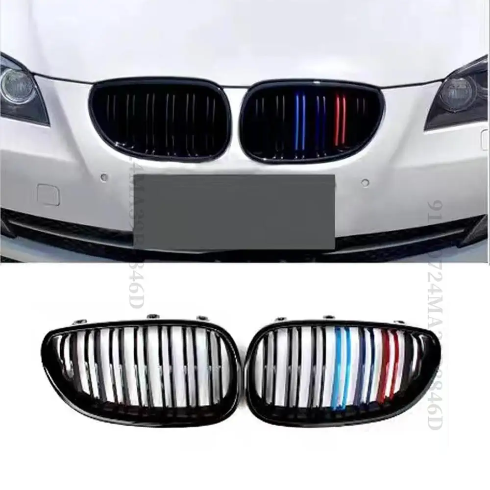 

Cool Front Kidney Bumper Grille Sport Mesh Body Kit Tuning Accessorie Decoration Part BMW 5-Series E60 2003-2010 Facelift