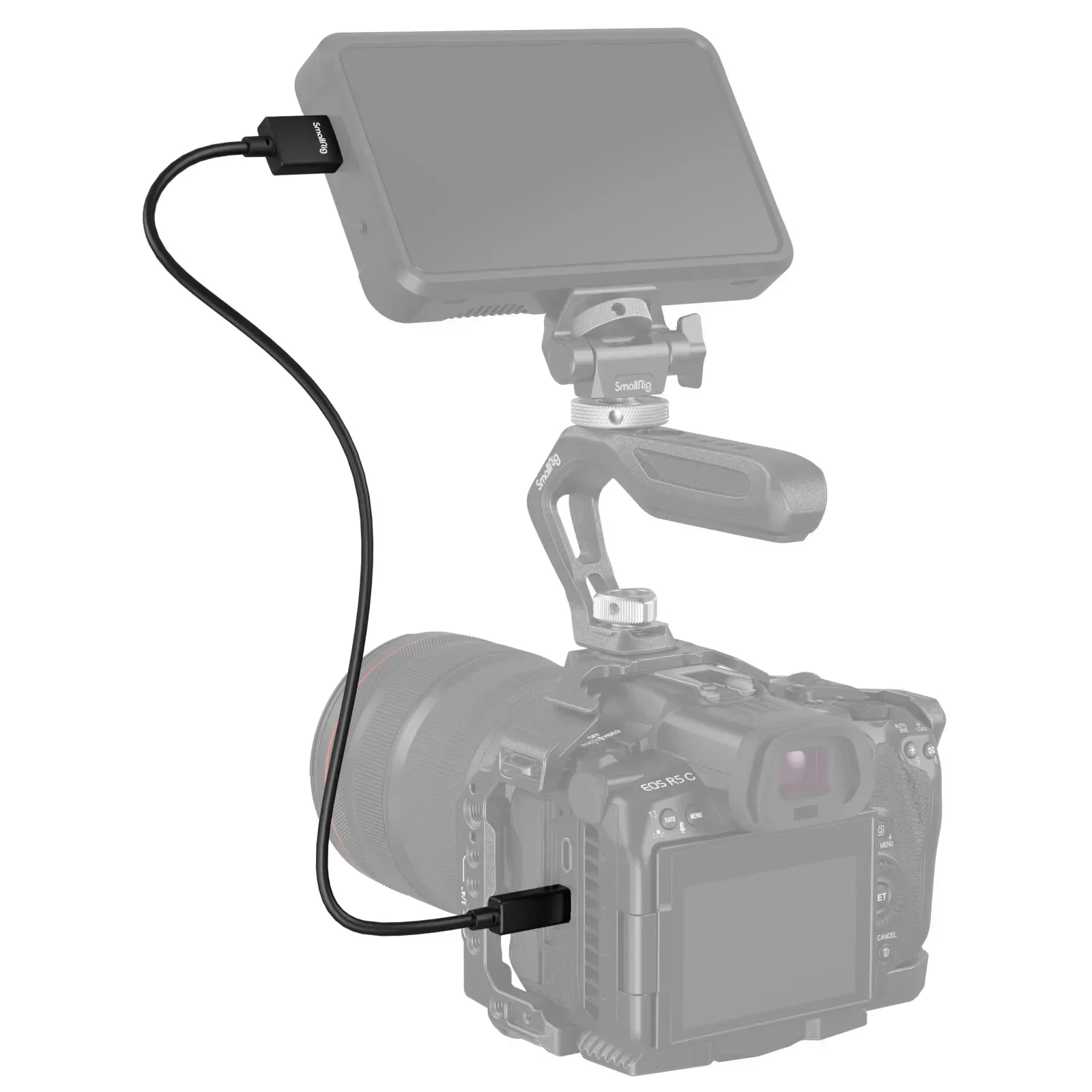 SmallRig Ultra Slim High Speed 4K Micro/Mini HDMI auf Full HDMI Kabel C auf A/D auf A 35 cm 55 cm für Sony Nikon Canon