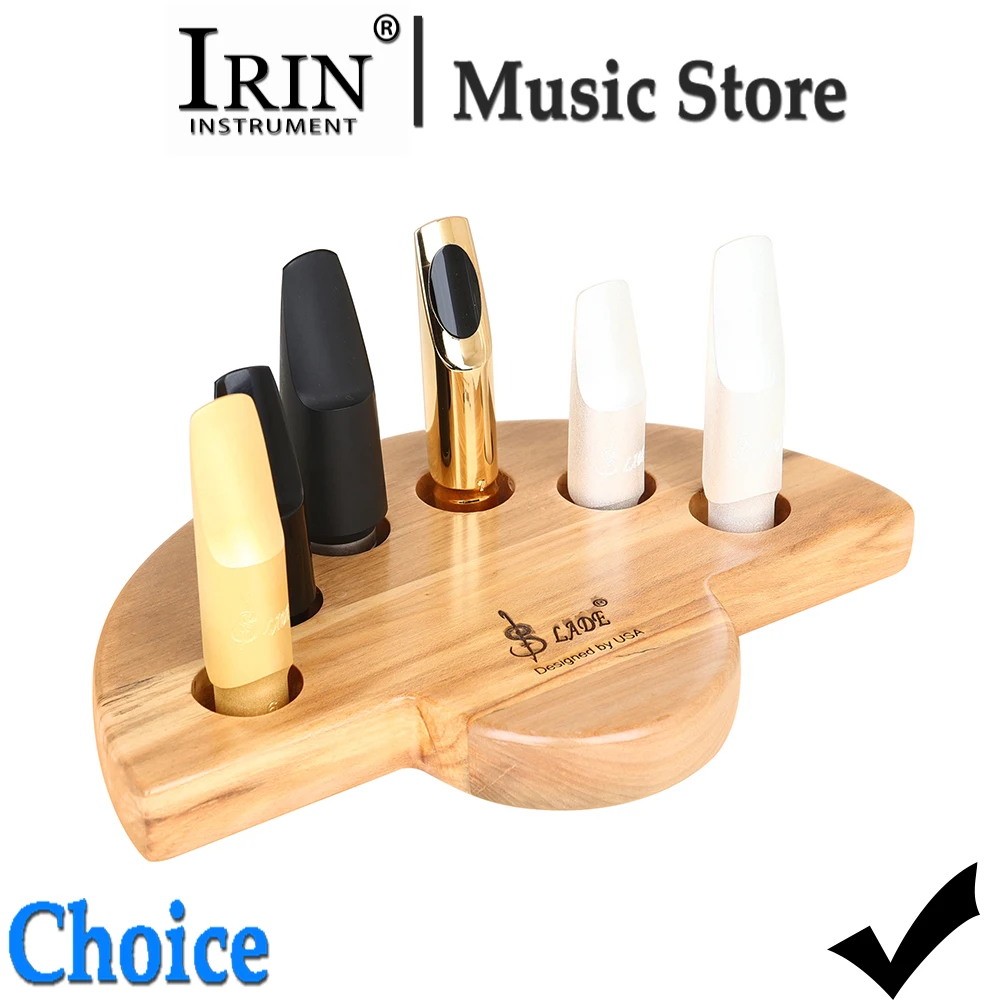 SLADE Saxophone Mouthpiece Clarinet Stand Sax Display Storage Alto/Tenor/Soprano Maple Woodwind Instrument Parts & Accessories