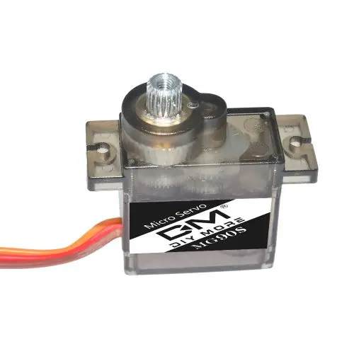 diymore Hochgeschwindigkeits-9G-Metallgetriebe-Servo für 3D-Drucker, Roboter, RC-Helikopter, Boot, Auto, Elektrospielzeug MG90S – Detail 4