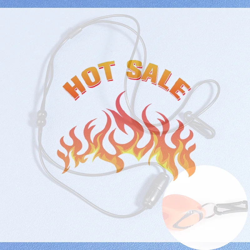 

High Quality Multipurpose Referee Whistle Rope Lanyard Black PVC Whistle Strap Long Lanyard Key Hanging Rope