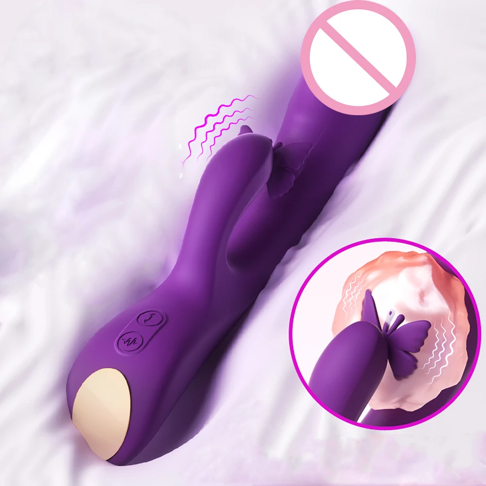 Butterfly Pulse Impact Massager Stick, 10 Frequências, Vibrador de Clitóris, Jogos Sexuais, Brinquedos Eróticos para Mulheres Adultos, Masturbador, Bens