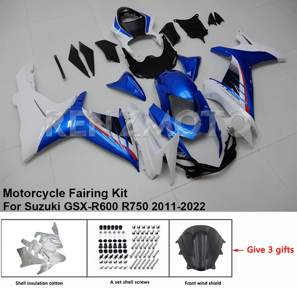 

Motorcycle Fairing Set Body Kit Plastic For Suzuki GSX-R600 R750 2011-2022 Accessories Injection Bodywork S0611-108a