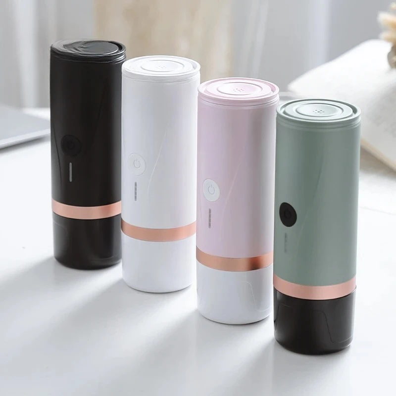 Portable Capsule Coffee Machine Italian Outdoor Camping Coffee Powder Concentrated Extraction Electric Appliance Car 80ml