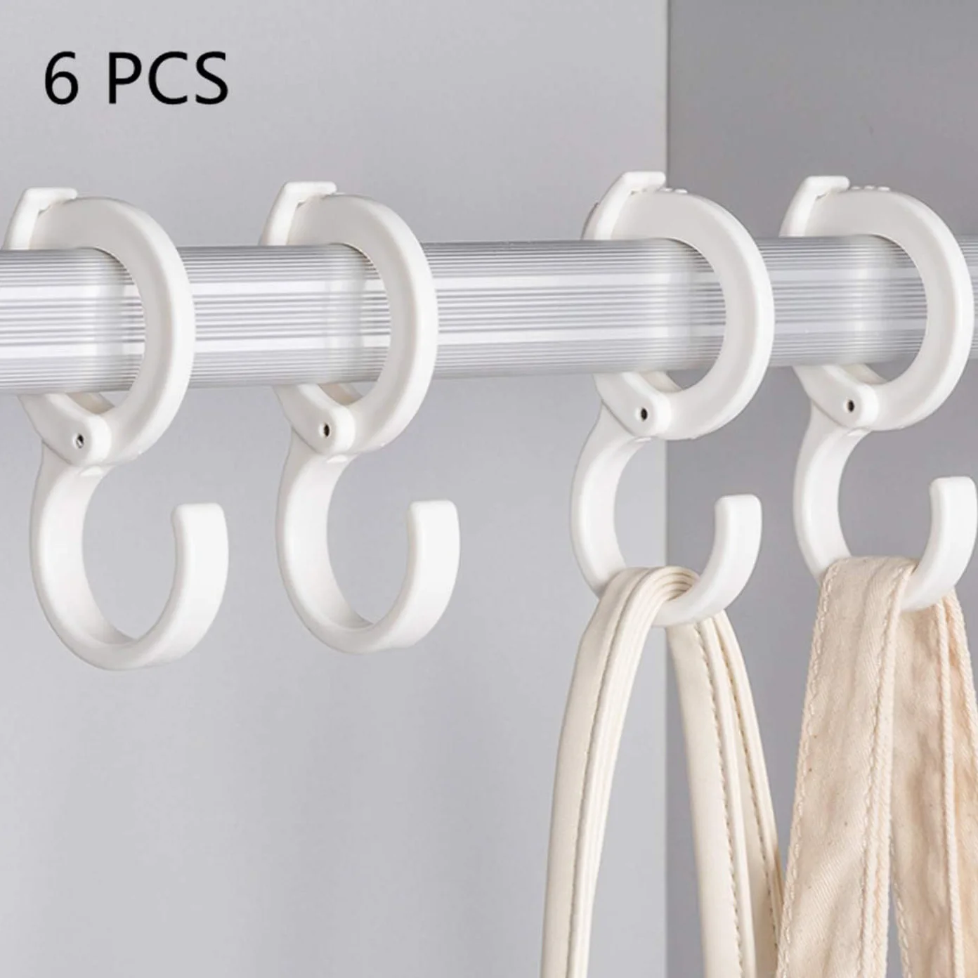 1/3/6PCS Hanging Hooks Multi-Purpose Hanging Hooks HangersTable Edge Hook Clip Hanging Clips Hook Windproof Hook for Home Office