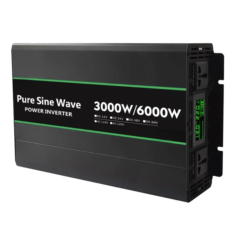 HOULI Inversor De Onda Sinusoidal Pura De 6000 Vatios 6000W Inversor 12v 220v 6000watts Inverters & Converters