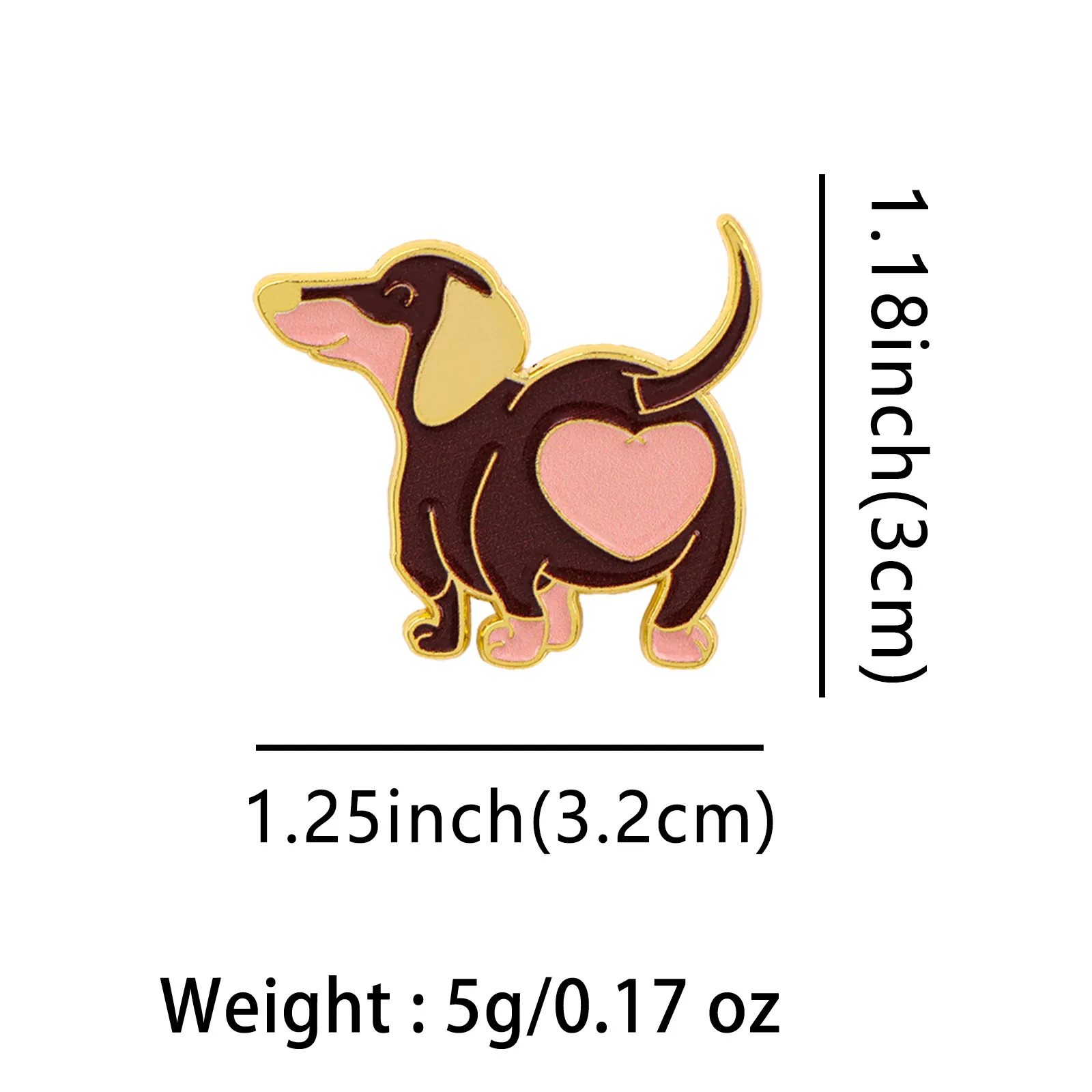 Enamel Pin Dachshund Dog Quotes Brooch Pines Lapel Pins Badge on Backpack Clothing Accessories Fashion Jewelry Friends Fans Gift