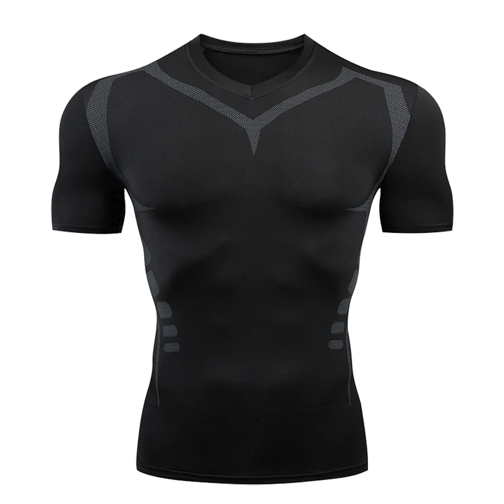 Men Comppress T shirt MMA Rashguard Boxing Mens Short Sleeve Jerseys Gym Fitness Training Sport Jiu Jitsu T shirts Men
