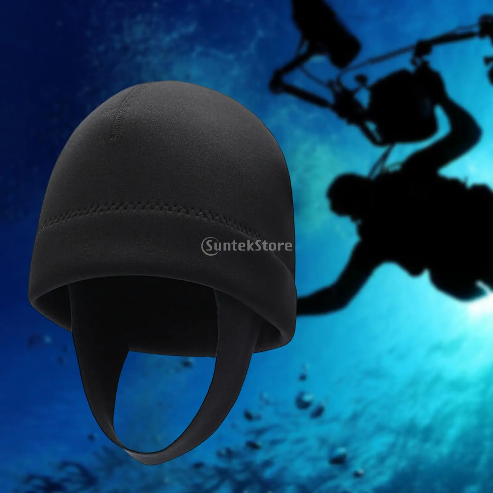 Professional Scuba Diving Hood Cap Diving Cap 2mm Neoprene Hood Swimming Cap for Men Women Winter