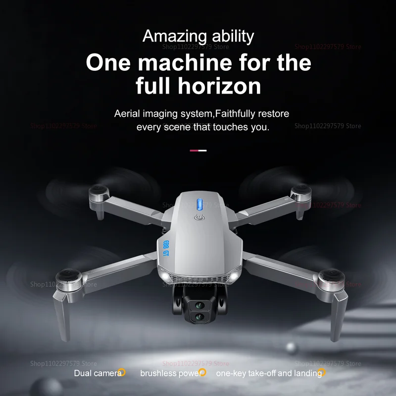 E88GT Groot Scherm WIFI FPV Drones 8K HD Camera 5KM Opvouwbare Quadcopter Hold RC Drone Fotografie Video opslag Outdoor RC Speelgoed