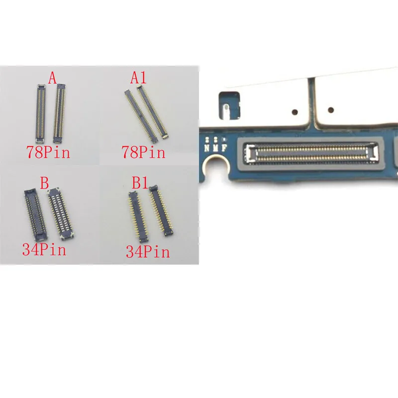 2-100Pcs Usb Charging Charger FPC Connector Lcd Display Screen Battery Plug For Samsung Galaxy A30S A307 A21S A217F 34 78 Pin