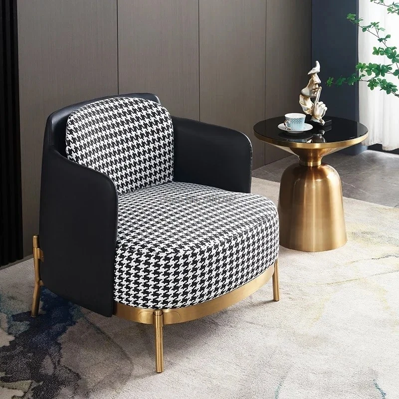 Nordic Home Living Room Sofa Light Luxury Metal Coffee Table Creative Bedroom Bedside Tempered Glass Round Storage Corner Tables