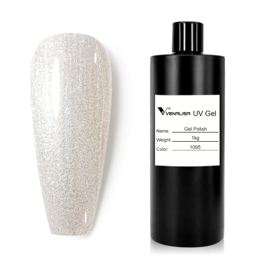 Venalisa Jelly Color Construction Gel Transparant Roze 1l Volume Doordrenken Van Opgeheven Semi-Permanente Zelfnivellerende Pastelgellak - afbeelding 1