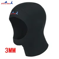 DIVESAIL 3mm Neoprene Diving Hat Uniex NCR Fabric Swimming Cap Winter Cold-proof Wetsuits Head Cover Helmet Swimwear