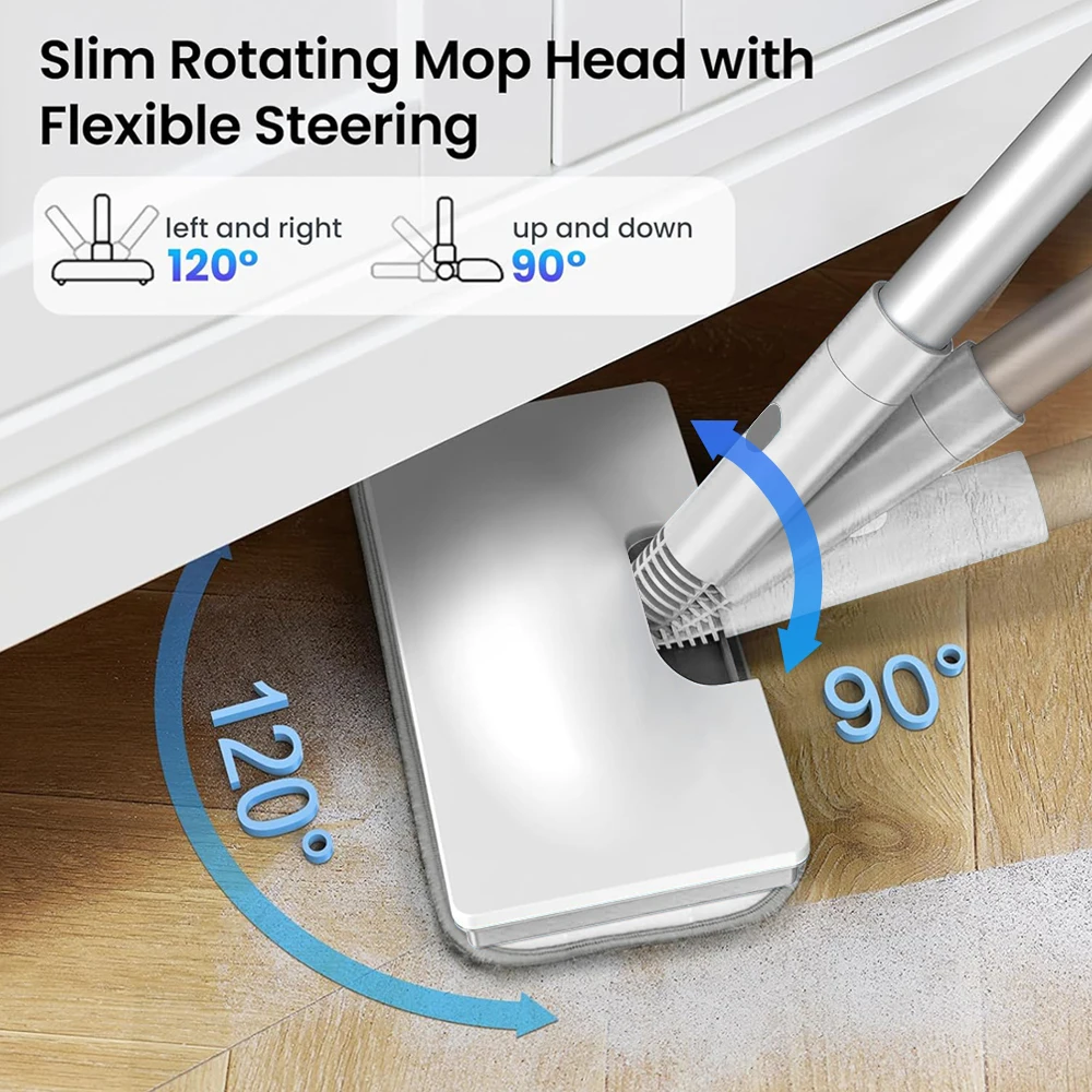 منظف ممسحة بخارية بدرجة حرارة عالية، منظف بالبخار لبلاط الأرضيات الصلبة وتكييف الهواء وآلة تنظيف المطبخ
