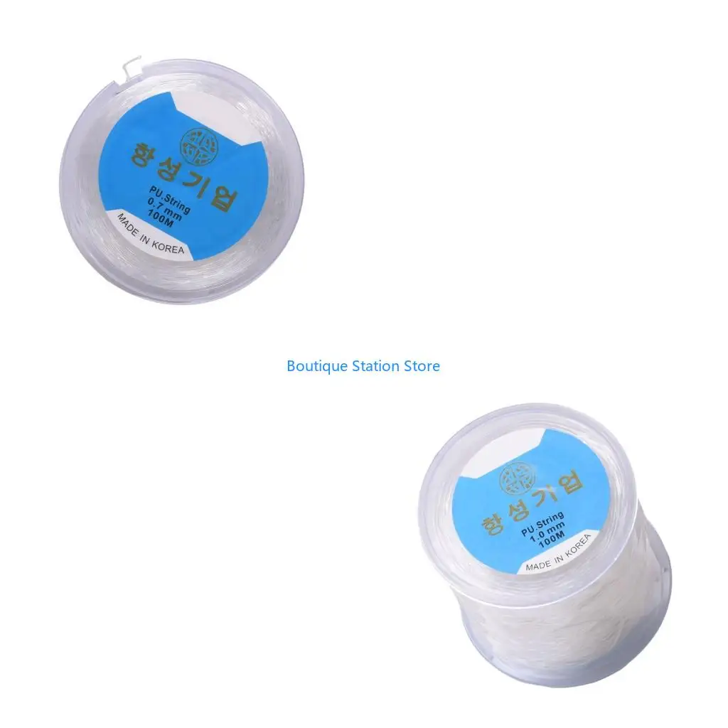 

Y55f растягиваемое прозрачное пластиковое шнур 100 метров ювелирных изделий изготовления ремесленных нитей