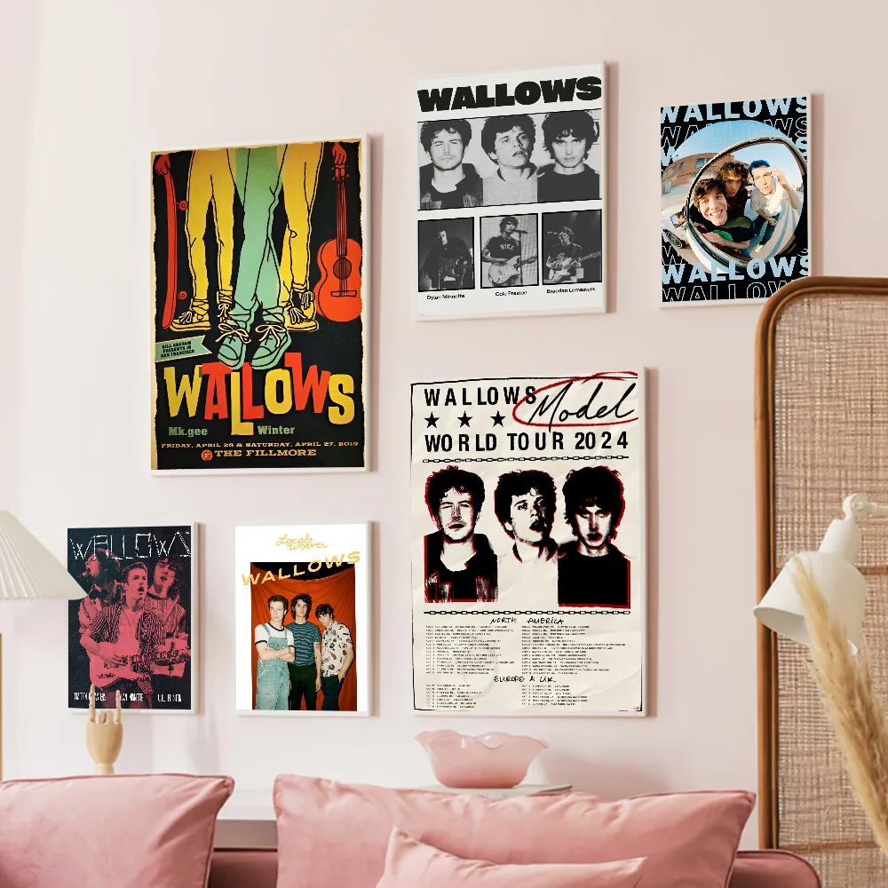 Wallows Movie Sticky Posters Fancy Wall Sticker For Living Room Bar Decoration Vintage Decorative Painting