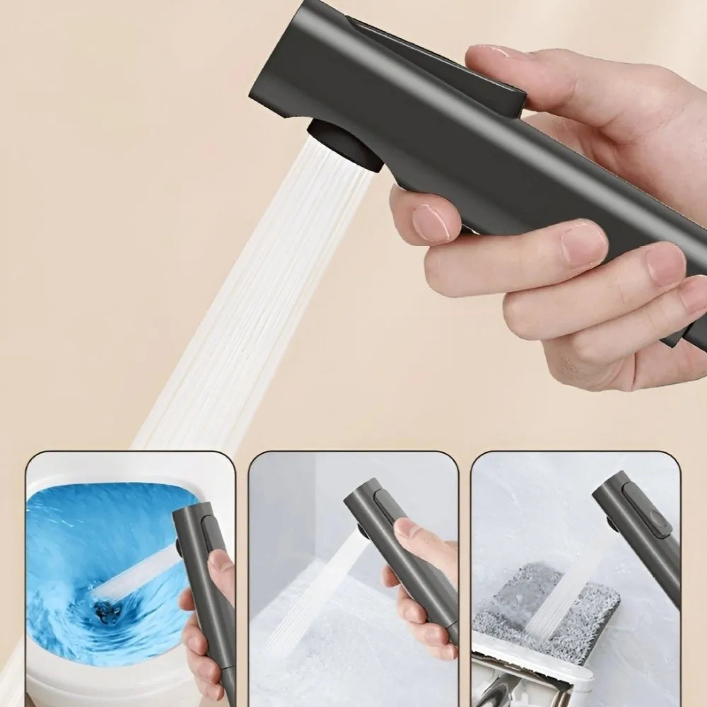 مجموعة بخاخ بيديت محمولة موفرة للمياه، رأس دش حمام قابل للتعديل وغير قابل للتسرب، سهل التركيب بالضغط العالي #4