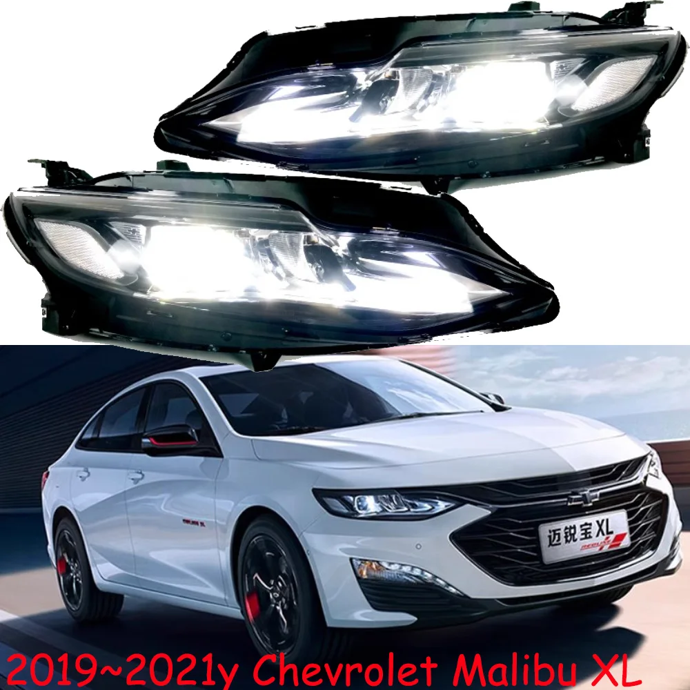 1pcs car accessories bupmer head light for Chevrolet Malibu XL headlight 2019~2021y daytime light for Malibu XL fog lamp