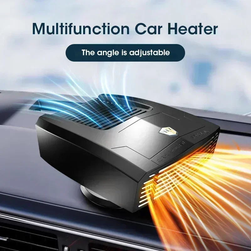 Car Heater Electric Heating Fan Multifunctional 12V/24V Car Heater Car Windshield Defogging Defrosting Winter Drying Heating