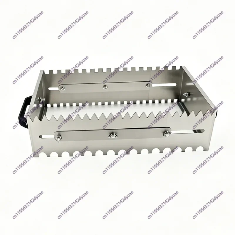 Stainless Steel 4-Sided Notched Trowel Square V-Notch U-Notch Mortar Comb For Fast And Equal Adhesive Application