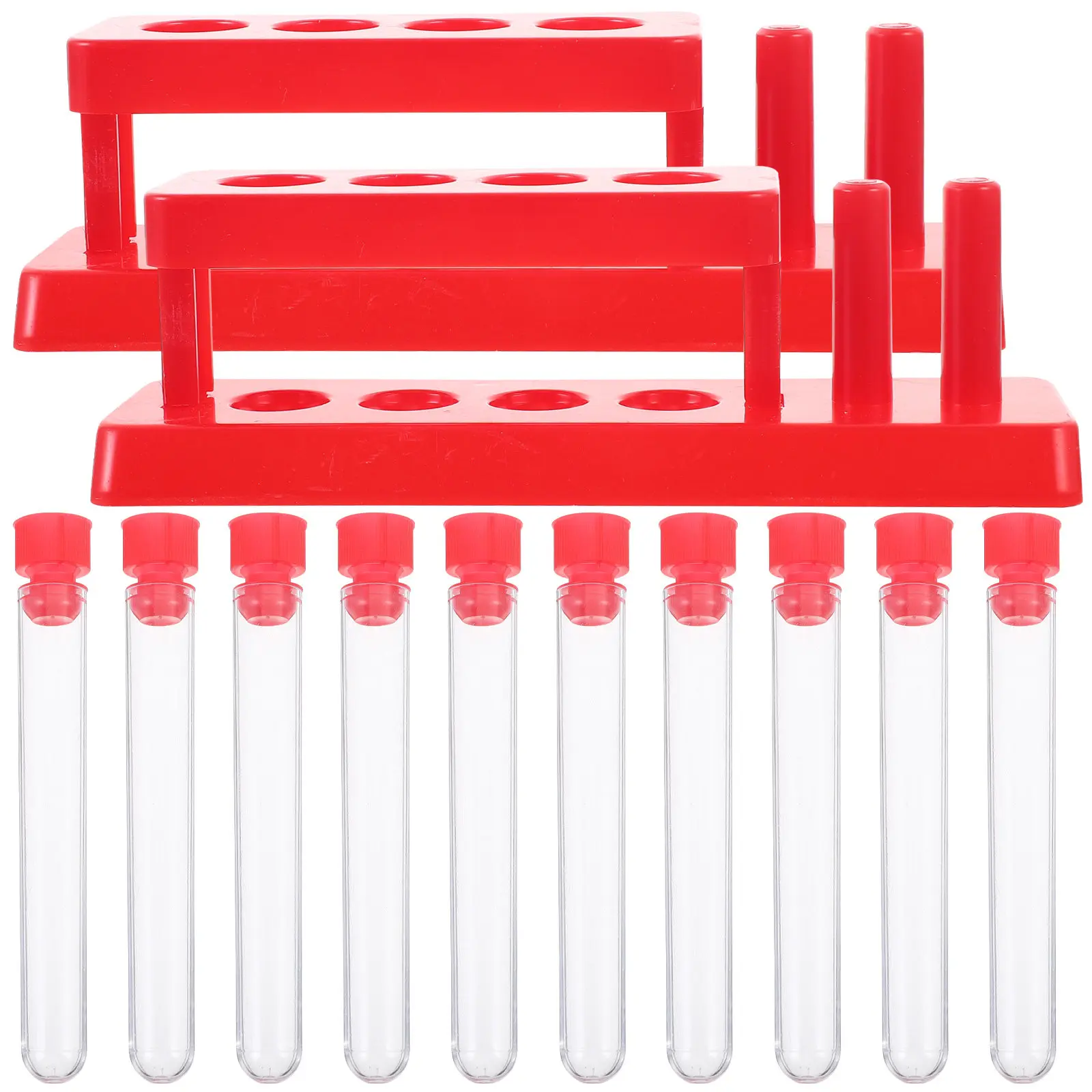 1 set Plastic Test Tube Rack Laboratory Centrifuge Storage Organizer Halloween Christmas New Year Laboratory Test Tube Rack Set