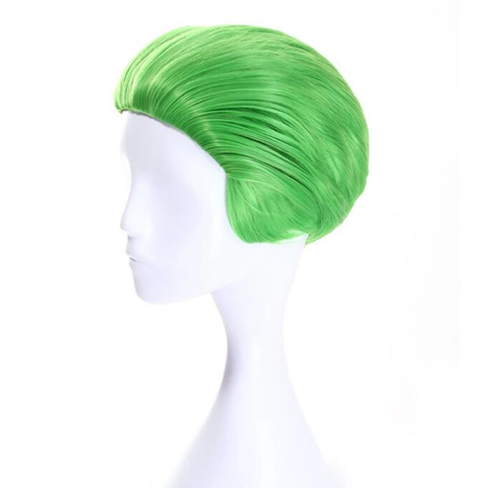 Soowee Synthetic Hair Green Joker Cartoon Characters Cosplay Wig Party Costume Wigs for Halloween & Christmas