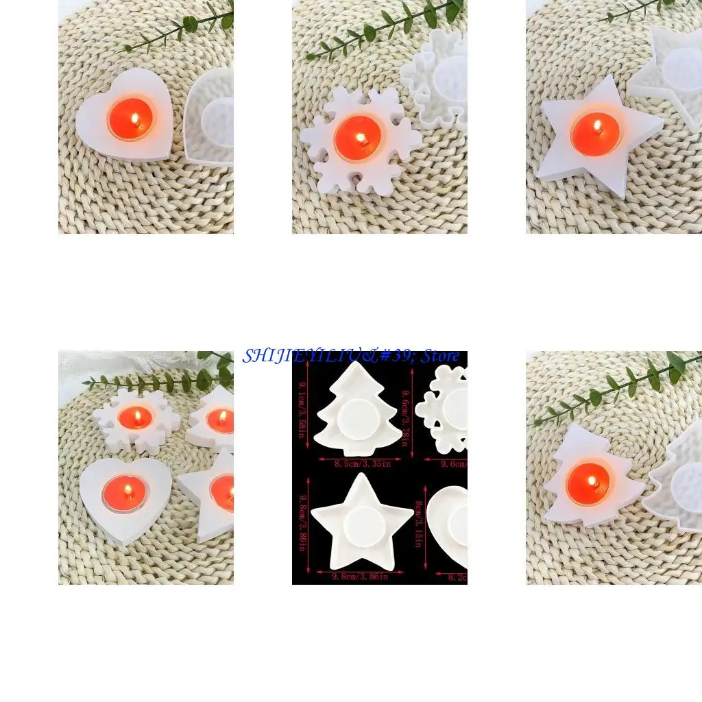 

E21f гипсовая подсвечница плесени силиконовая подсветка