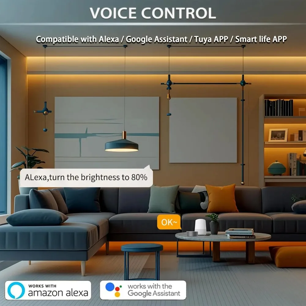 Tira de luces LED de neón Tuya WiFi CCT DC24V Sensor de movimiento regulable cinta de letrero de neón de silicona Flexible impermeable fr decoración del hogar al aire libre