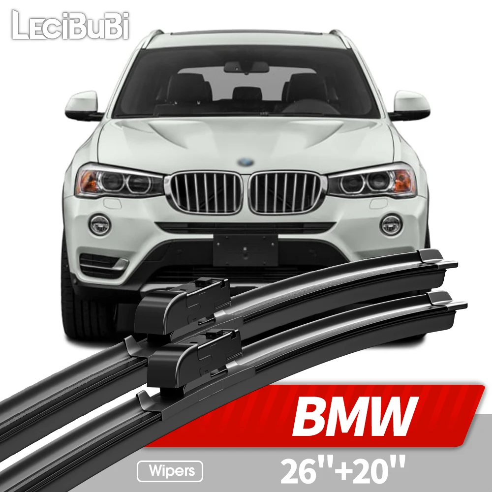 

26"+20" For BMW X3 G01 G08 X3M F97 X4 G02 X4M F98 2017-2023 Front Windshield Wiper Blades Windscreen Window Accessories