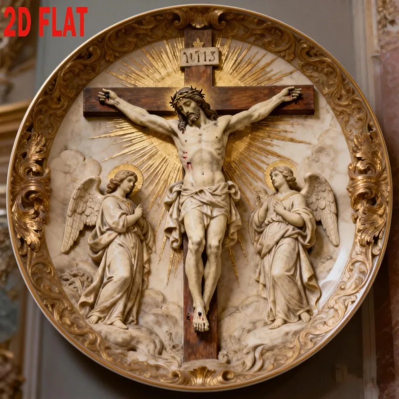 Gold Jesus Aluminum…