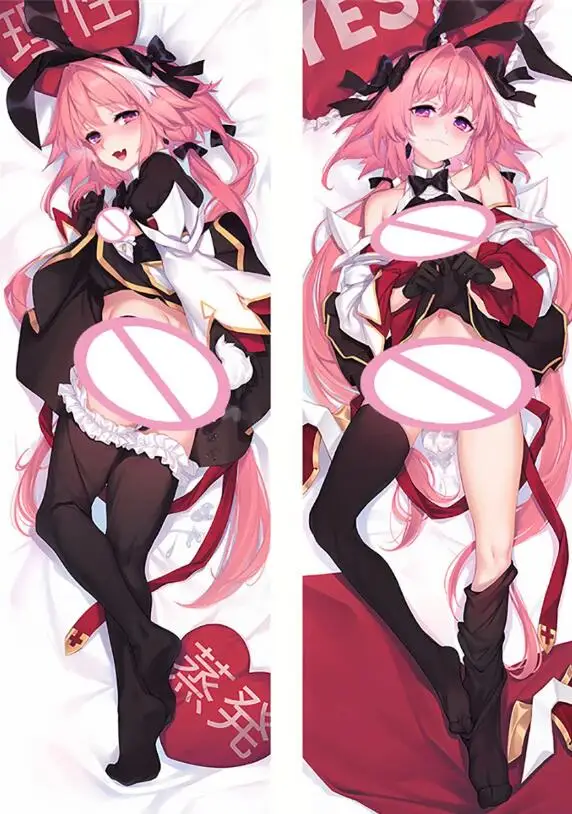 Dakimakura Astolfo Anime Body Pillow Cover Double-Sided Print Life Size Pillowcase Gifts