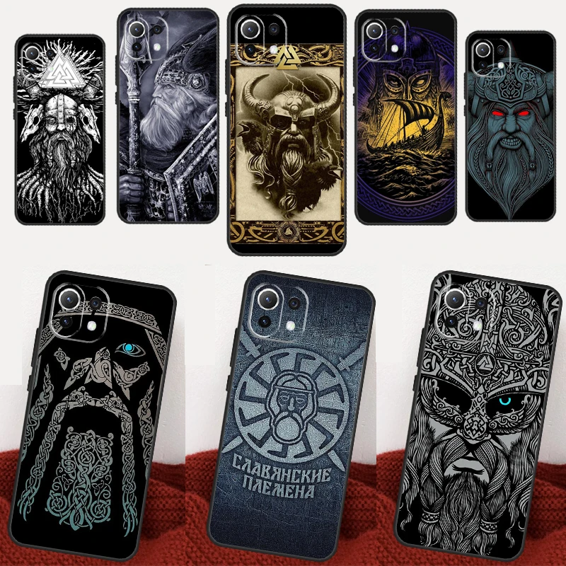 Odin Slavic Gods Case For POCO X5 X3 F5 Pro F4 X4 GT M5s F3 Cover For Xiaomi 13 Ultra 12 Lite 12T 11T Pro