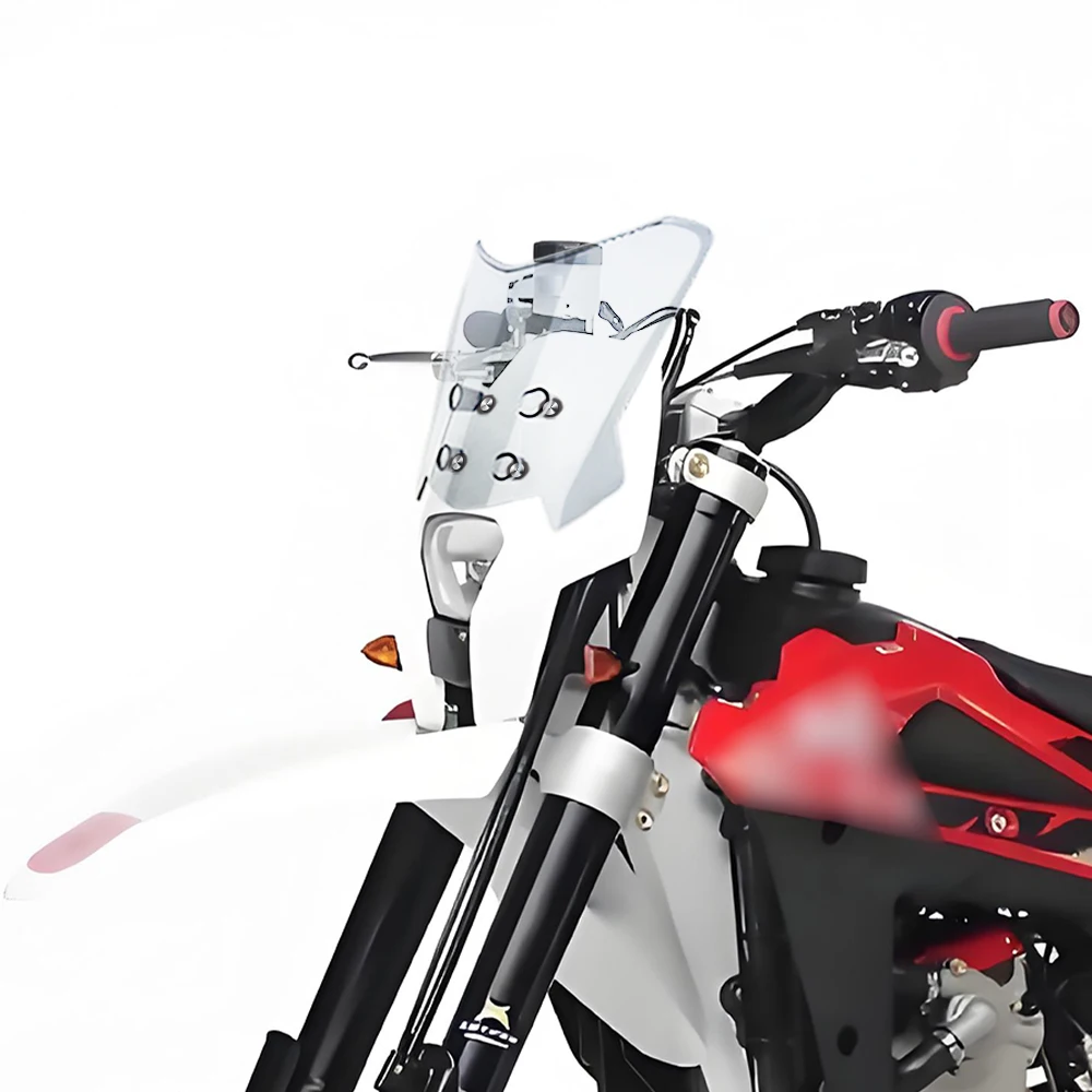 

For Husqvarna sm 450r 2004 -2010 sm 510ie 2009 motorcycle adventure windshield extension style Windscreen Wind Deflector Screen