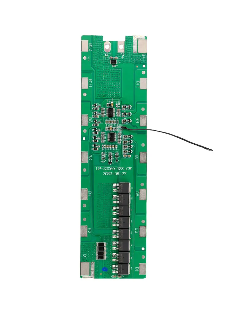 13S 6P 48V Spare E-bike Battery Box Holder PCB Board With Balance For E-scooter For 48V E-bike Battery Spare Part To Replace