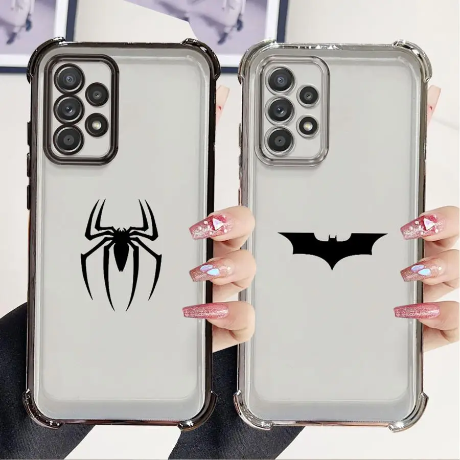 Phone Cover Case for Samsung Galaxy A24 A52 A17 A21s A26 A33 A35 A36 A13 A15 A16 A25 Cool Marvel Logo