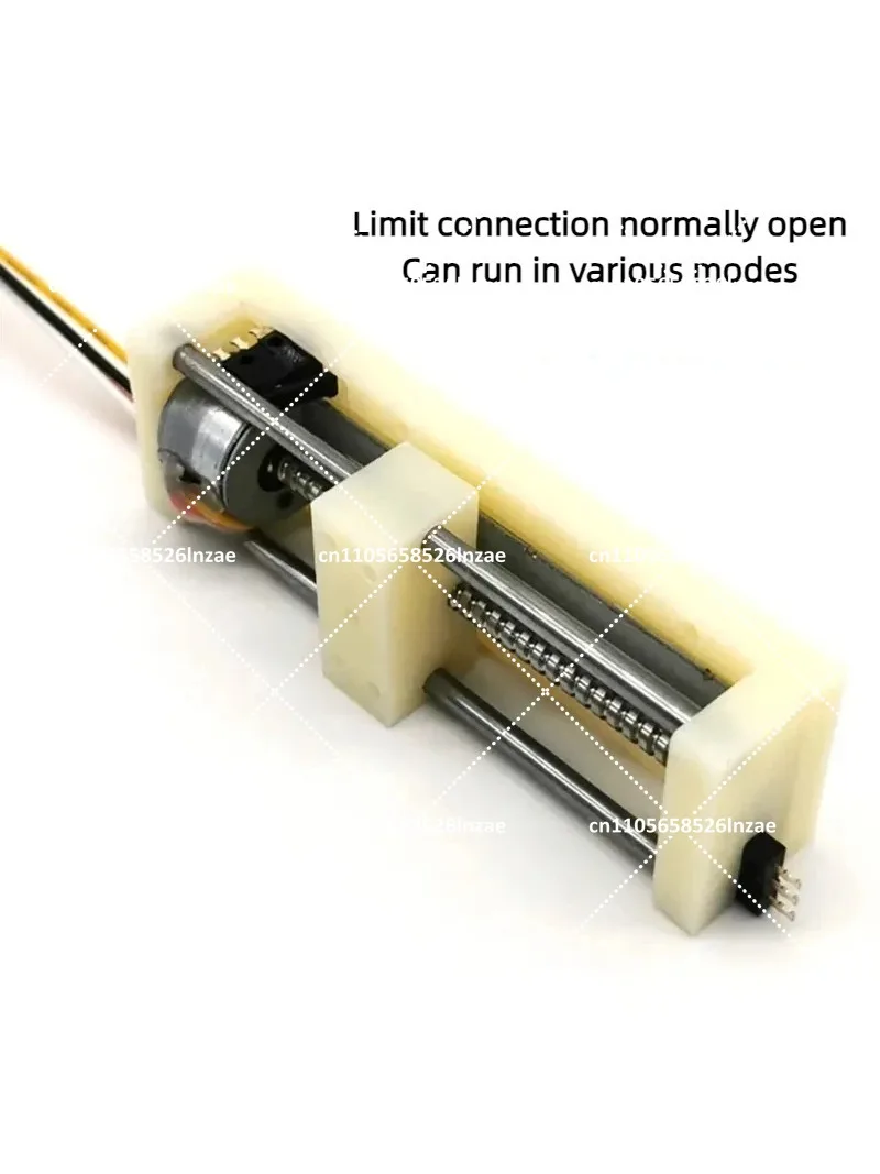 Miniature Sliding Table with Stepper Motor and Limit Switch for DIY Optical Drive Projects