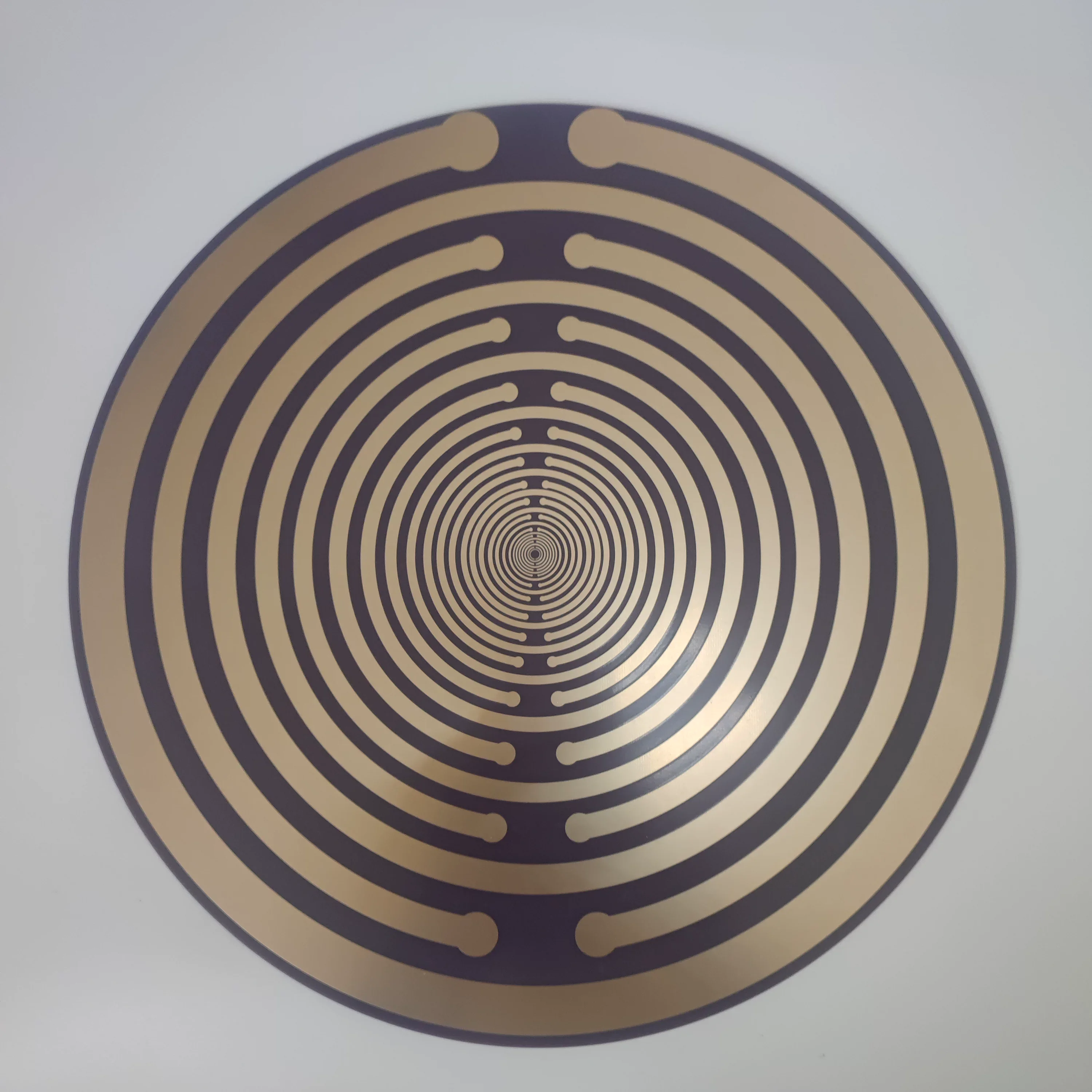 33-cm, 26-turn, double-sided polarizing disc, MWO optical disc, multi-wave oscillator