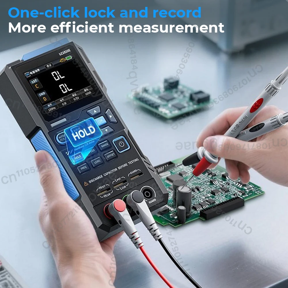 

LC1020E High-Precision Handheld Tool Digital Bridge Tester Handheld LCR Meter Intelligent Component Recognition