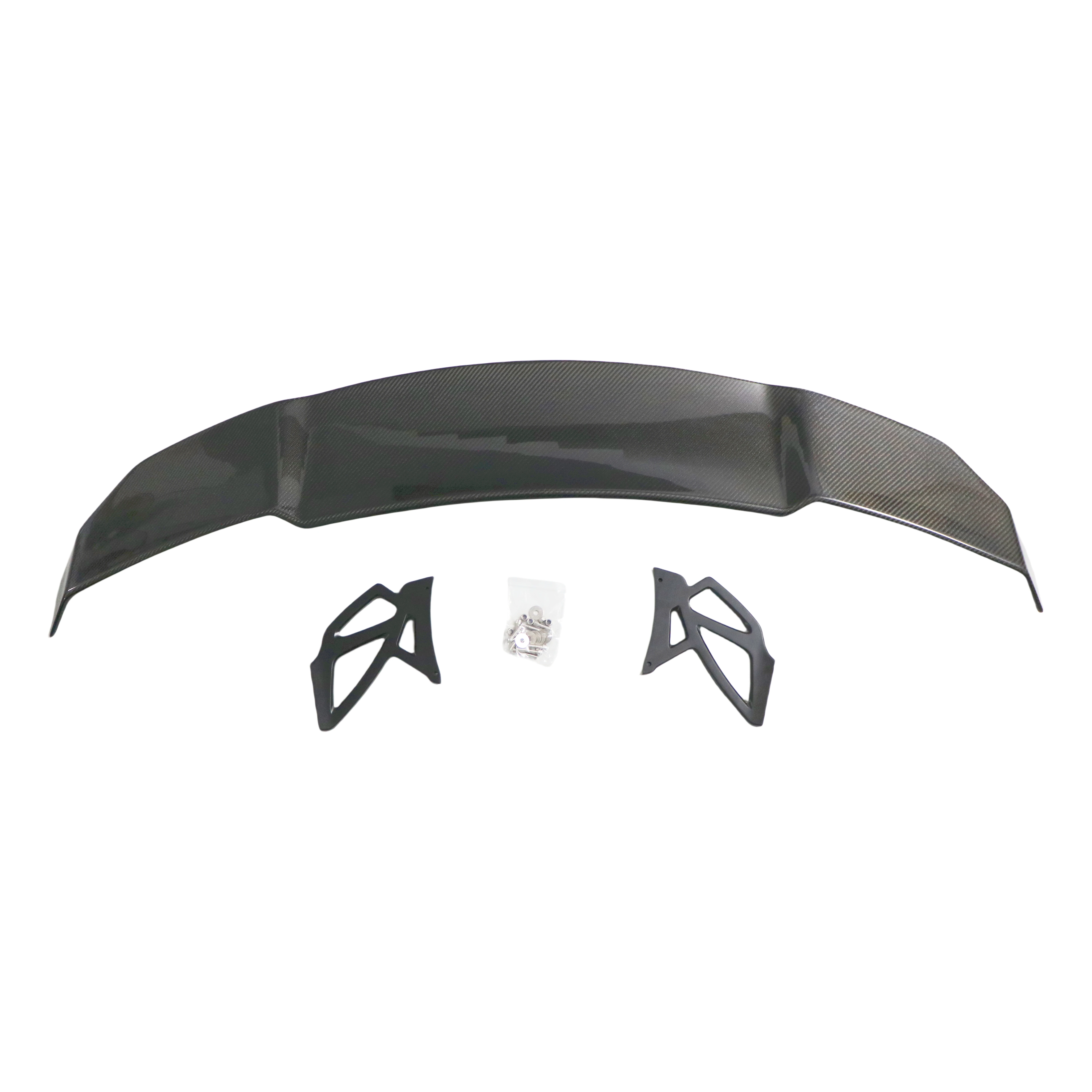 Real Carbon Fiber Rear Wing Three Box Car Use Universal V Type Appearance Upgrade Body Kit Brand New Spoiler for BMW AUDI Etc