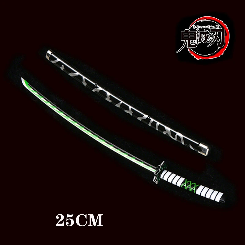 Deadpool Sword Weapon Demon Slayer Kimetsu No Yaiba Cosplay Armed Katana PU Ninja Knife Samurai Sword Prop Toys For Teens 25cm