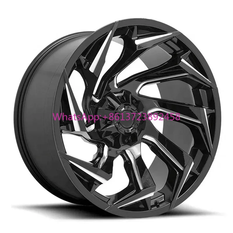 

Off-road Wheels 17 18 19 20 21 22 23 Inch 5x127 6x135 Black Negative Deep Concave Aluminum Alloy Forged Wheels for Jeep Wrangler