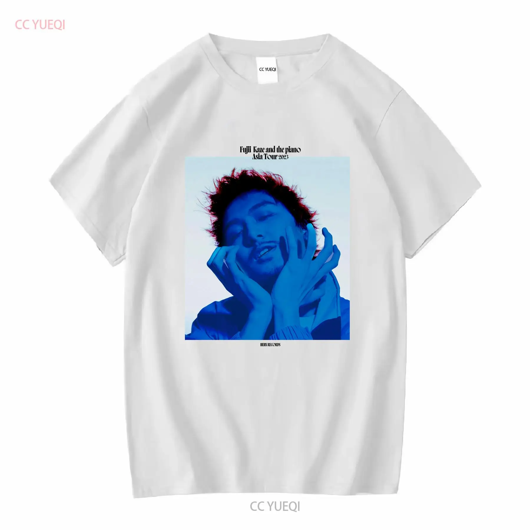 T Shirt Fujii Kaze Blue White L Size And The Piano Asia Tour