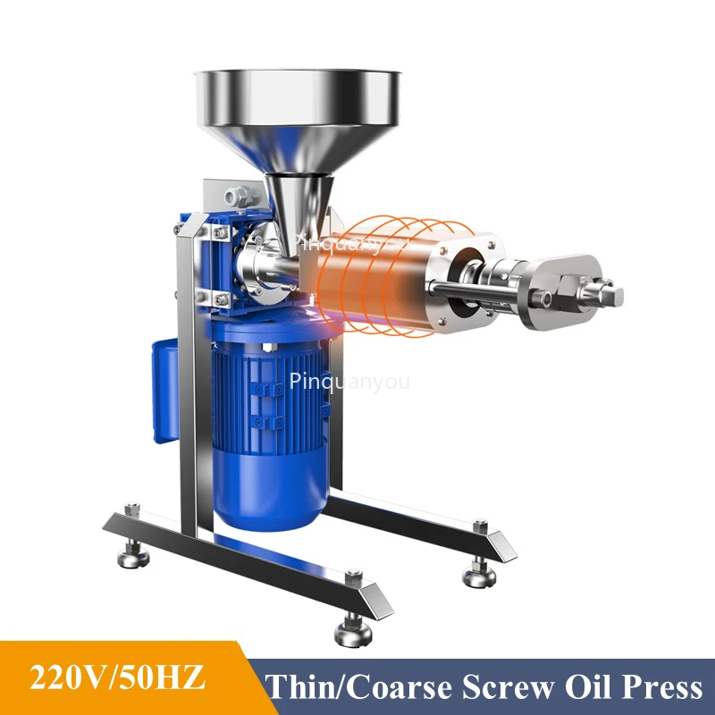 

Auolive Commercial Oil Press Machine for Peanut Seed Palm - Cold Press Automatic 220V - Home Kitchen Cooking Essential